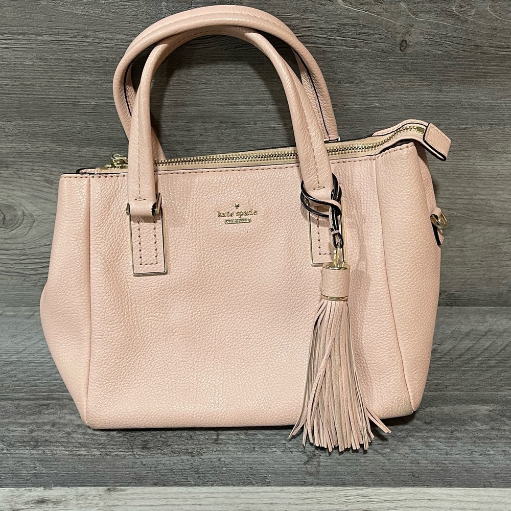 Kate Spade Kensington Dr. Small Alena Leather Satchel, Pink